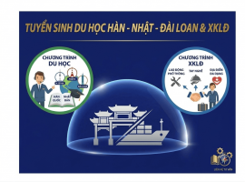 Tuyển sinh Du học Hàn - Nhật - Đài Loan & XKLĐ